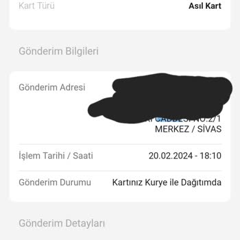 VakıfBank Troy Kredi Kartı Kurye