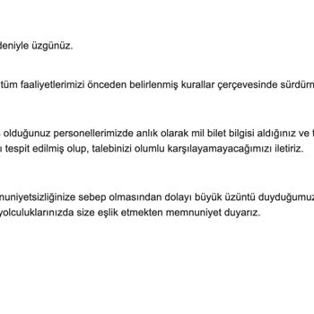 THY'de Tüketici Hakları İhlali Ve Mağdur Edici Tutum