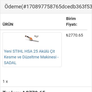 Stihl Şarjlı Çit Biçme Makinesi