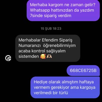 Gofeel Ürünlerimi 22 Gündür Kargoya Vermiyor.