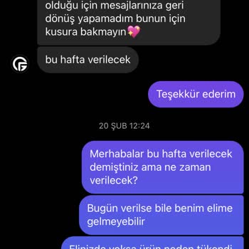Gofeel Ürünlerimi 22 Gündür Kargoya Vermiyor.