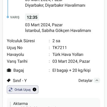 THY Uçak Bileti Aldığıma Dair Mesaj Alamadım.