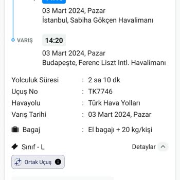 THY Uçak Bileti Aldığıma Dair Mesaj Alamadım.