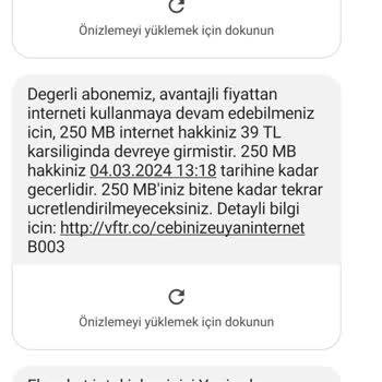 Zorla Paket Satma Vodafone