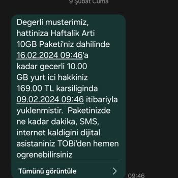 Vodafone Müşteri Temsilcisi Yanlış Tarifeye Geçiş Yaptı