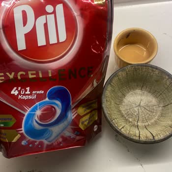 Pril Bulaşık Deterjanı Kapsül İyi Yıkamıyor