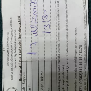 Ondokuz Mayıs Üniversitesi Diş Hekimliği Fakültesi Sekreterler İçin Randevu Oluşturmak Çok Mu Zor?