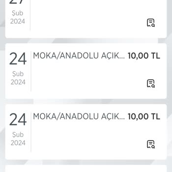Moka Anadolu Açık Hava Kredi Kartımdan İzinsiz Para Çekimi