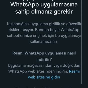 WhatsApp Erişim Engeli