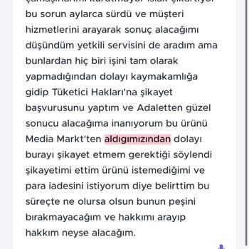 Media Markt Kurutma Makinesi Bozuk Çıktı