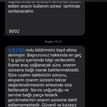 Anadolu Sigorta İkame Araç Mağduriyeti
