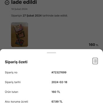 Gardrops İade Ücreti Eksik