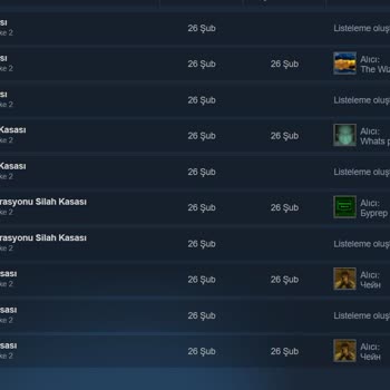 Steam Envanteri İzinsiz Alım/satım