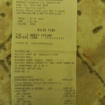 Karaca Züccaciye Karaca Firmasının Sorumsuzluğu...