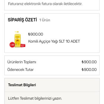 A101 Online Alışveriş Şikayet