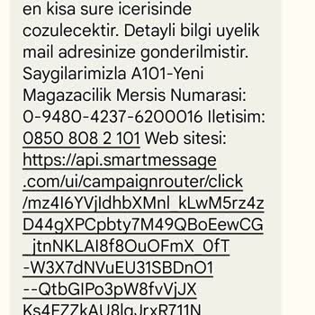 A101 İptal Edilen Ürünün Parası İade Edilmiyor.