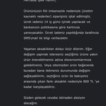 Vivense'nin Korkunç Hizmet Anlayışı