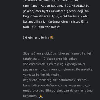Vivense Alışveriş Ve Kupon Mağduriyeti