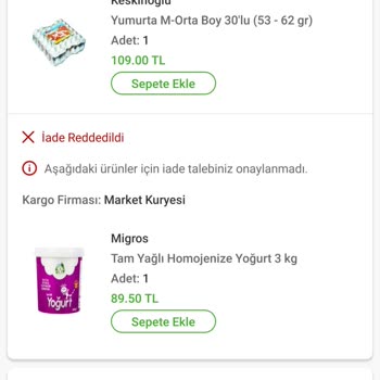 Trendyol Hızlı Market Trendyol Ve Migros'tan Eksik Teslimat: Ödenen Ürünler Teslim Edilmedi