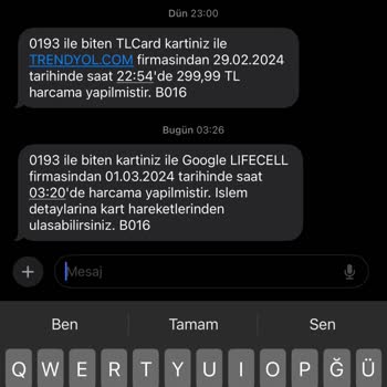 Turkcell Kartımdan Para Çekildi