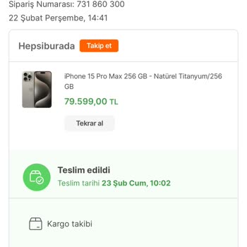 Hepsiburada Ürünü Alırken Onay Aşamasında Fiyat Yükselmesi Soncu Oluşan Mağduriyet
