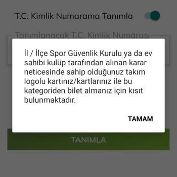 Passolig Passo Kısıtlama Hüsran İlk Maçıma Bilet Alamıyorum