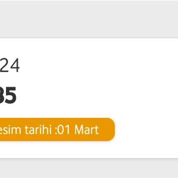 Faturam Çok Geliyor Vodafone