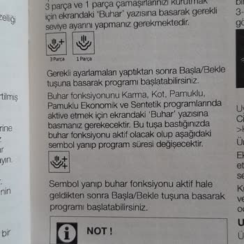 Beko Kurutma Makinesinde Buhar Yerine Su Sorunu