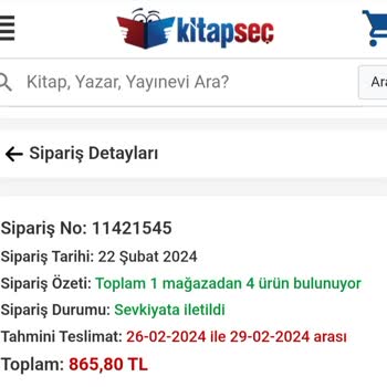 Kitapsec Kargo Gecikmesi