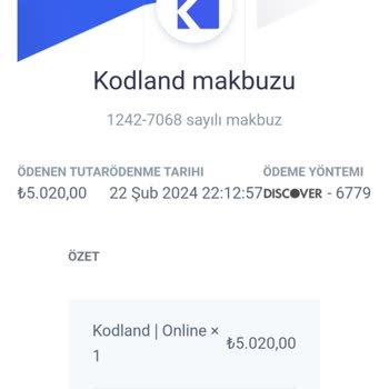 Kodland Ödeme Sonrası İletişimsizlik ve Mağduriyet