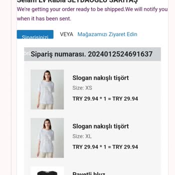 İpekyol Outlet Yapılan Alışveriş