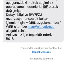THY Satın Alınan Koltuk Değiştirmesi