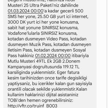 Çok Yüksek Fiyat Lar Vodafone'da