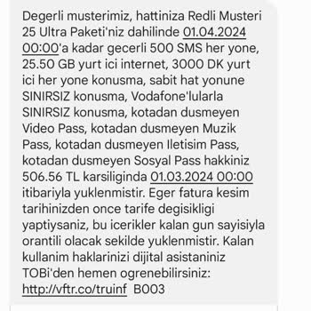 Çok Yüksek Fiyat Lar Vodafone'da