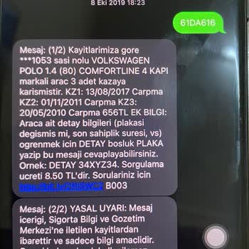 Hatalı Tramer Kaydı