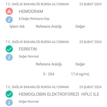 Ali Osman Sönmez Onkoloji Hastanesi Sonuç Çıkmış Değerler Yok