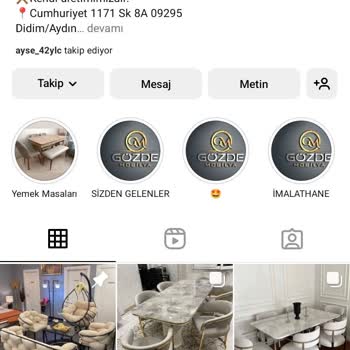 Gözde Mobilya Didim (Instagram: gozdembilya) Parayı Alıp Geri Dönüş Yapılmadı