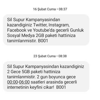 Türk Telekom Hakkım (tarifemde Olması Gereken) Olanı Vermiyor...