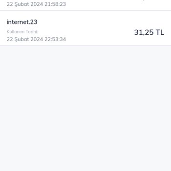 Türk Telekom Ekstra İnternet Kullanım Ücreti