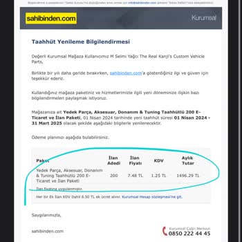 Sahibinden.com Mağaza Paketlerindeki Fahiş Fiyat Artışı