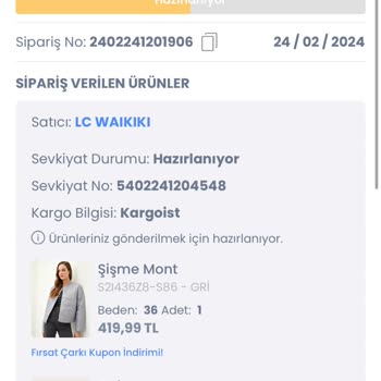 LCW Teslimat Tarihinde Ürünleri Teslim Etmiyor!