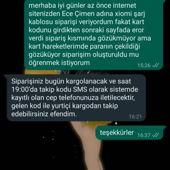 Mi Türkiye Siparişim Yok