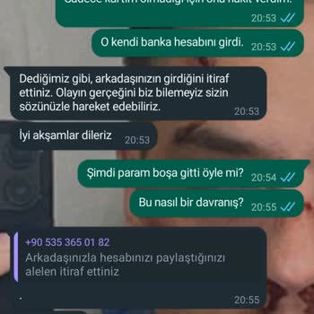 Psikolojimen Parayı Aldıktan Sonra Hakaret Ve Engel.