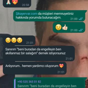 Psikolojimen Parayı Aldıktan Sonra Hakaret Ve Engel.