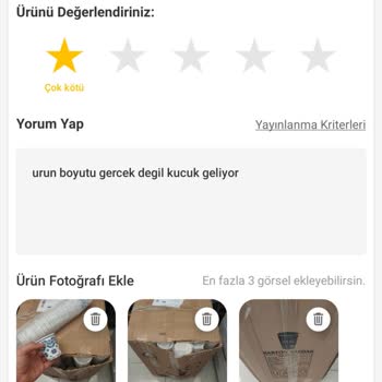 Trendyol Ürünün Arkasında Durmuyor