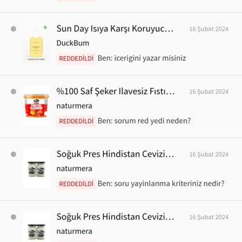 Trendyol'da Bazı Satıcılara Soru Atamıyorum.