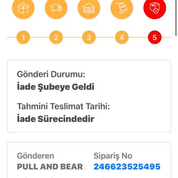 Pull and Bear Teslim Edilmeyen Ürün Mağduriyeti