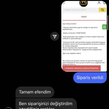 ModamAfra Hayal Kırıklığı Yaratan Yanlış Ürün Teslimi
