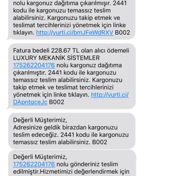 Yurtiçi Kargo Kargo Teslimatı Ve Fatura Karmaşası!