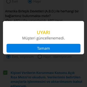 Denizbank Müşteri Olamıyorum, Ne Yapmam Lazım?